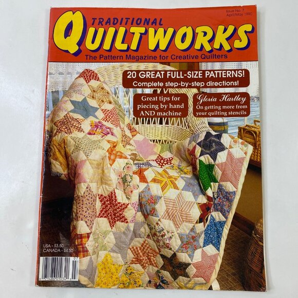 Traditional Quiltworks Magazine 20 Full-Size Patterns Issue No 47 April/May 1999 - Picture 1 of 12